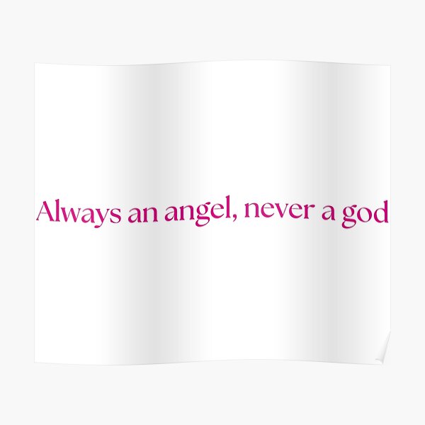 Always an Angel, Never a God: Embracing boygenius' Soulful Melody Poster RB0208 product Offical boygenius Merch
