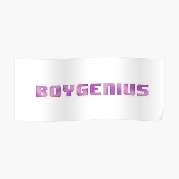 boygenius pixel purple Poster RB0208 product Offical boygenius Merch