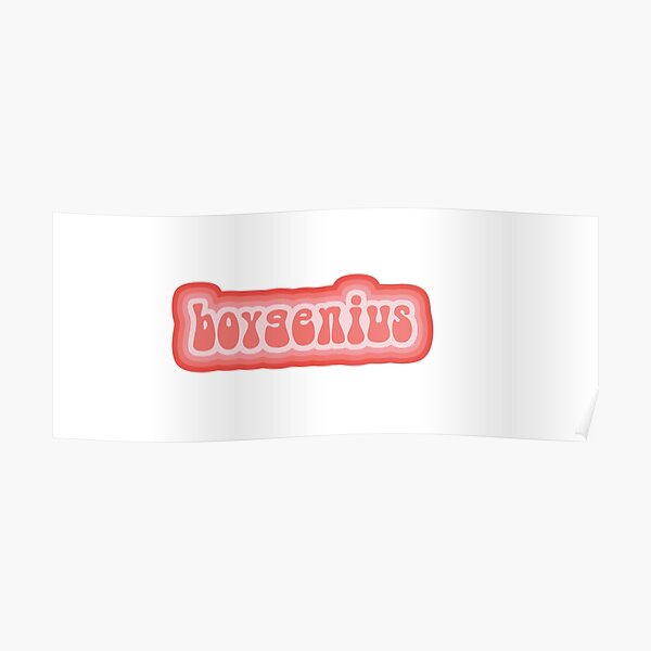 boygenius groovy red Poster RB0208 product Offical boygenius Merch