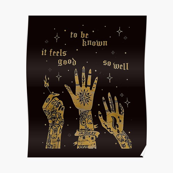 To Be Known So Well It Feels Good Boygenius Poster RB0208 product Offical boygenius Merch