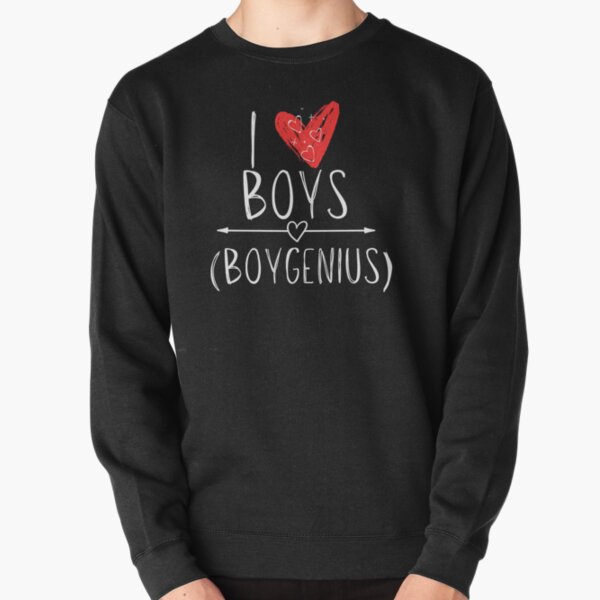 i love boys (boygenius) i love Heart (boygenius)  Pullover Sweatshirt RB0208 product Offical boygenius Merch