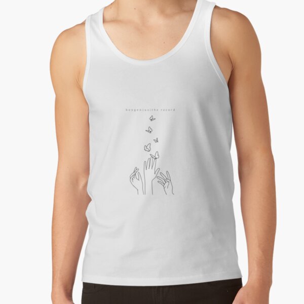 boygenius -- "the record" cover line art Tank Top RB0208 product Offical boygenius Merch