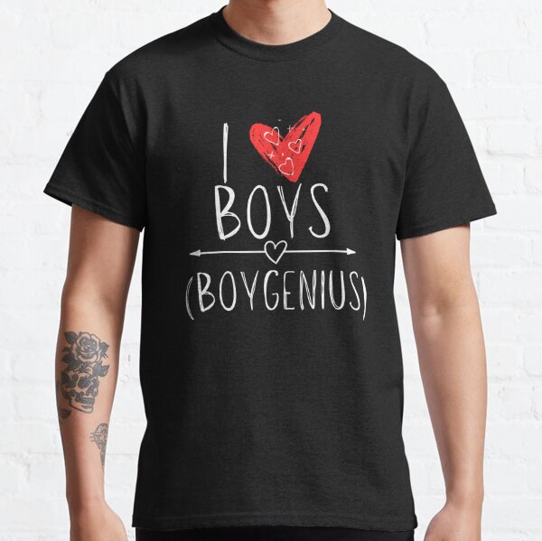 i love boys (boygenius) i love Heart (boygenius)  Classic T-Shirt RB0208 product Offical boygenius Merch