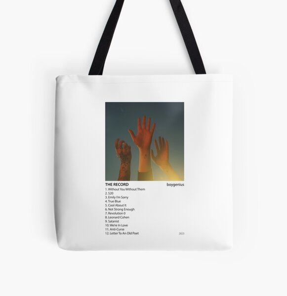 boygenius - the record Poster All Over Print Tote Bag RB0208 product Offical boygenius Merch