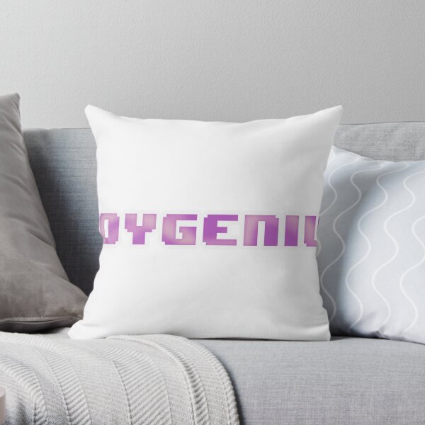 boygenius pixel purple Throw Pillow RB0208 product Offical boygenius Merch
