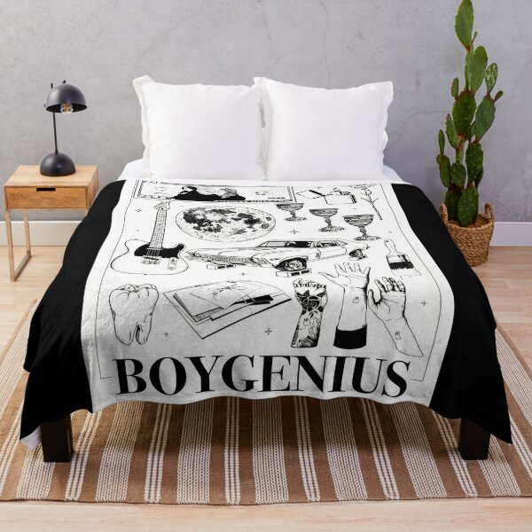 boygenius illustrations Throw Blanket RB0208 product Offical boygenius Merch