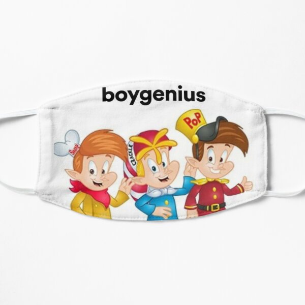 This is boygenius ( snap, crackle, pop) Flat Mask RB0208 product Offical boygenius Merch